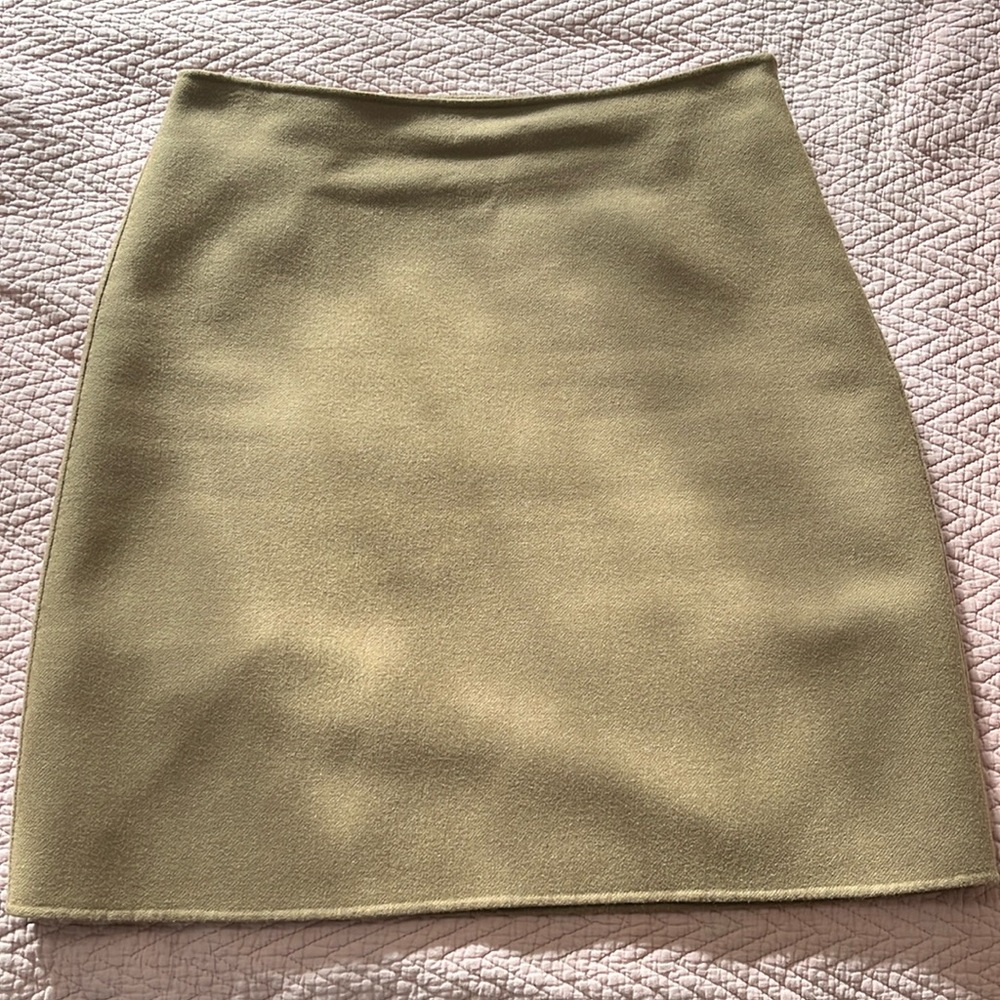 Max Mara classic camel wool skirt